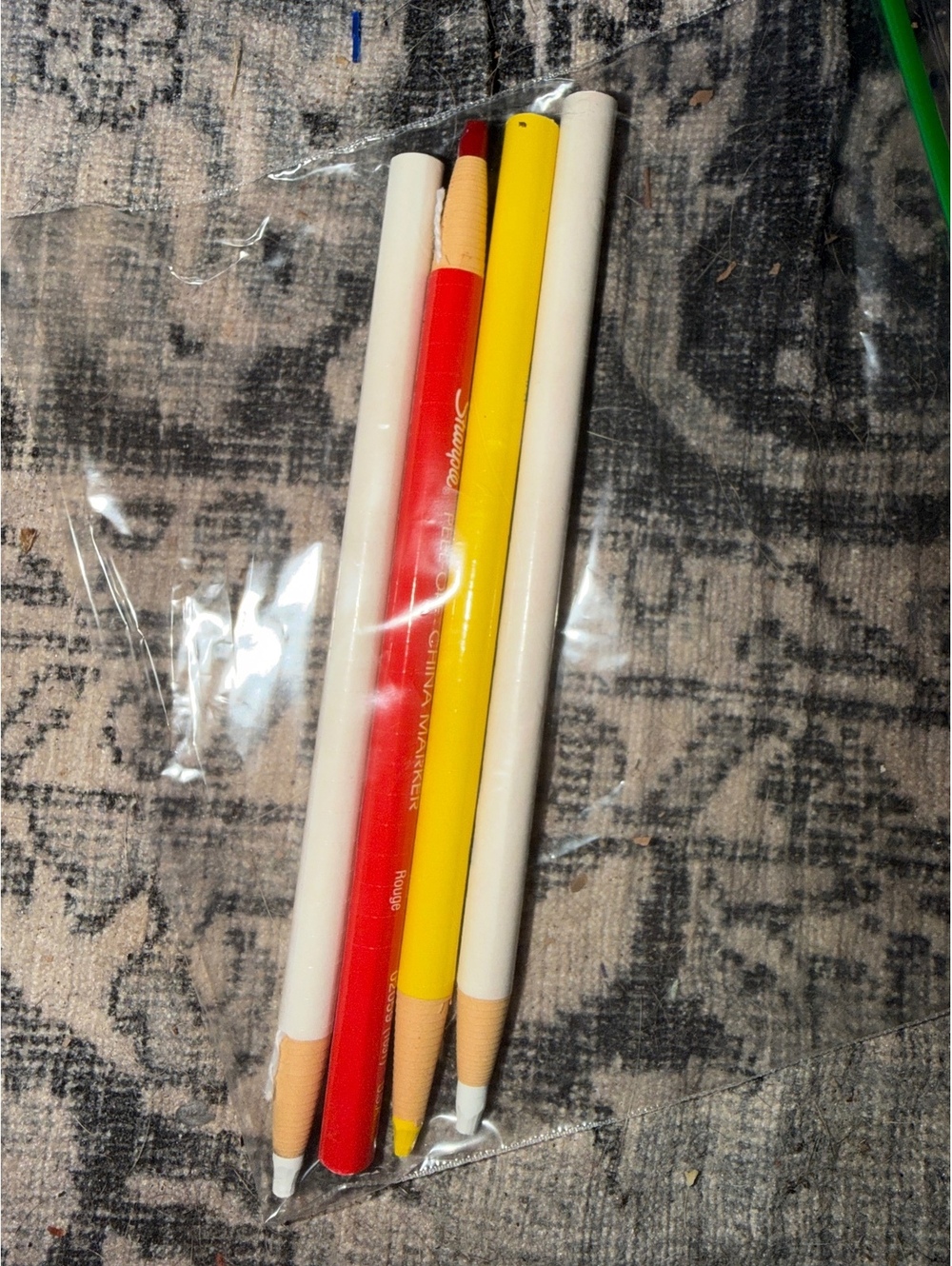 Sharpie Peel-Off China Markers Wax Grease Pencils Set of 4